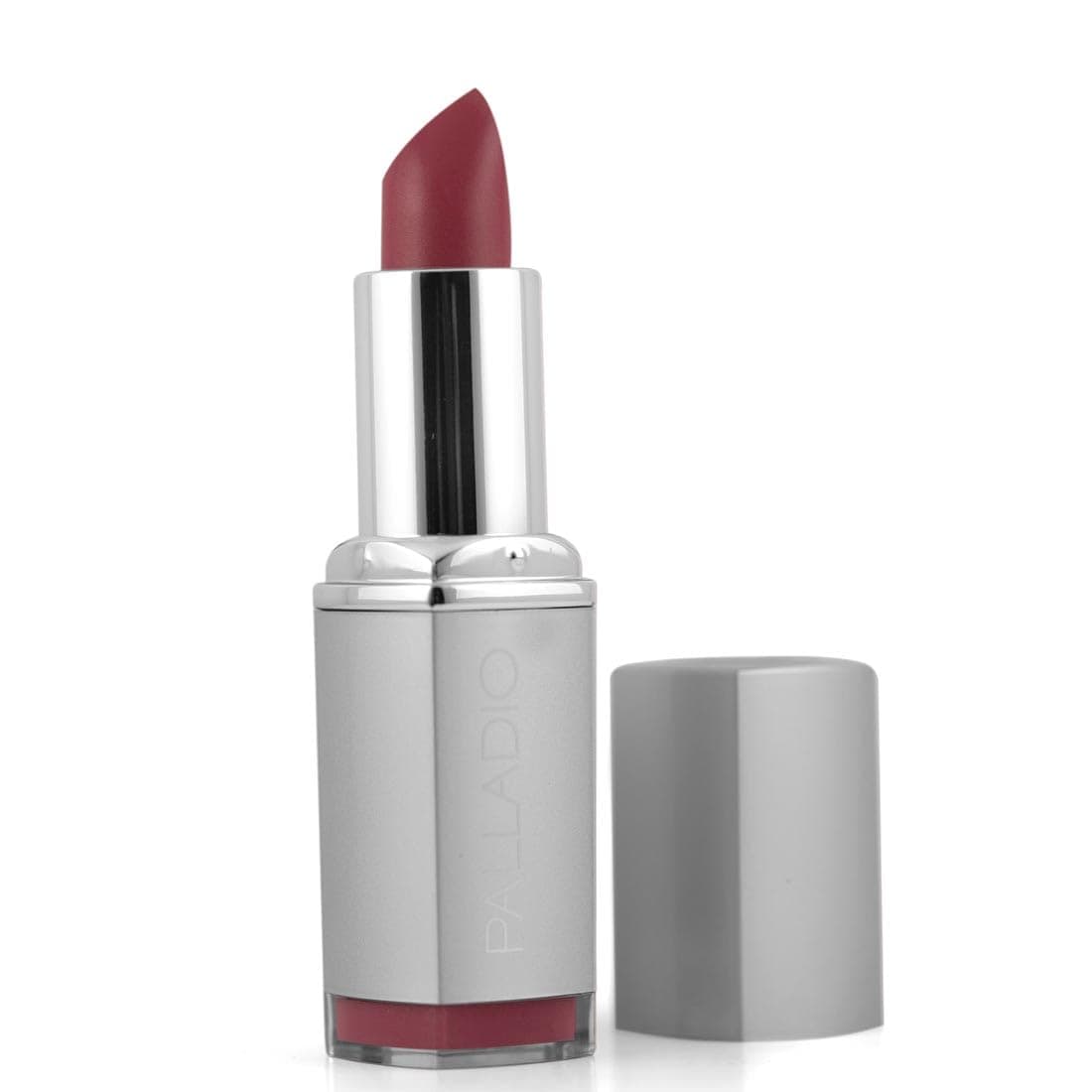 Palladio Herbal Lipstick Rich Pigmented and Creamy Lip Color Infused with Safflower Ginseng Ginkgo Biloba Camellia and Aloe Prevents Lips from Drying Combats Fine Lines Surely Pink