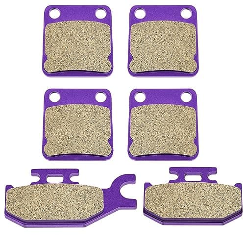 SCITOO Carbon Fiber Brake Pads Fit for 00-10 for Yamaha Grizzly 400, for Yamaha Grizzly 450, for Yamaha Kodiak 400, for Yamaha Kodiak 450, for Yamaha Wolverine 450