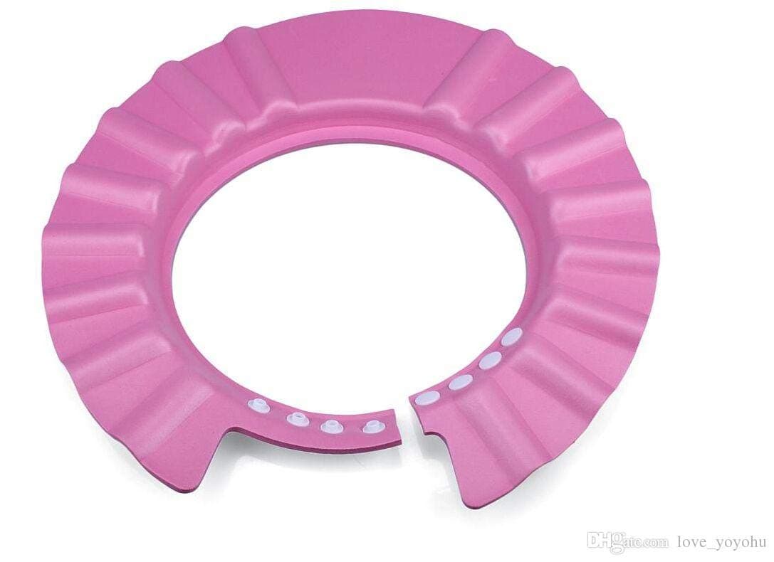 Naivete Adjustable Safe Soft Bathing Baby Shower Cap Wash Hair for Children