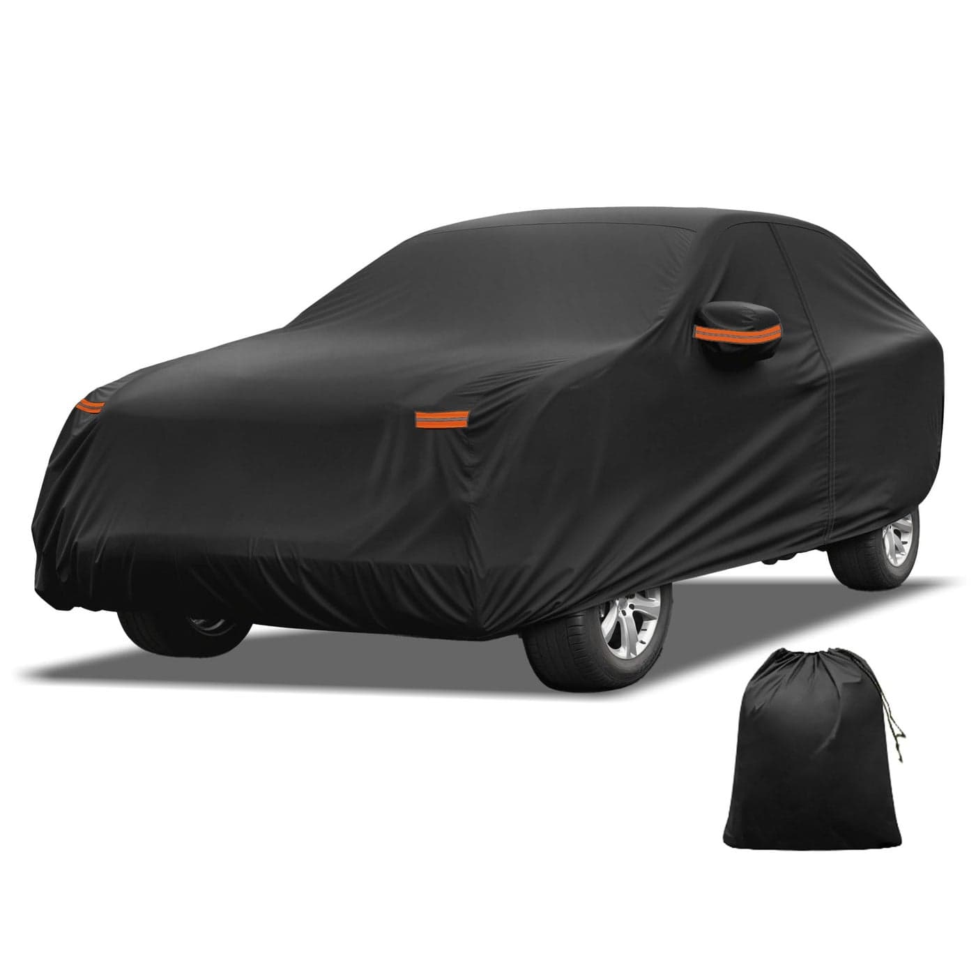 X AUTOHAUX Car Cover Outdoor Waterproof Sun Rain Snow Hail Protection with Left Side Door Zipper 210DPU for Genesis GV70