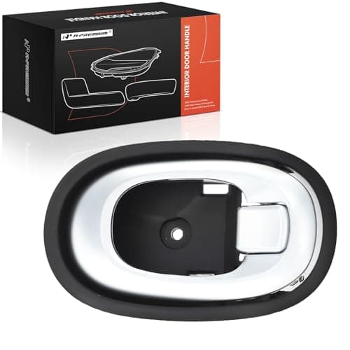 APremium Front or Rear Passenger Side Interior Door Handle Compatible with Kia Soul 20142019 Black Housing with Silver Lever Replace 82620B2010EQ