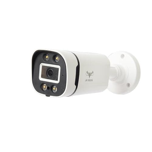 JK Vision 2MP Bullet Color Night Vision Day/Night 24 Hour Full Color Vision 1080P Full HD AHD Bullet CCTV Surveillance Camera Compatible with All 2MP and Above AHD Supporting DVRs, 1 Piece