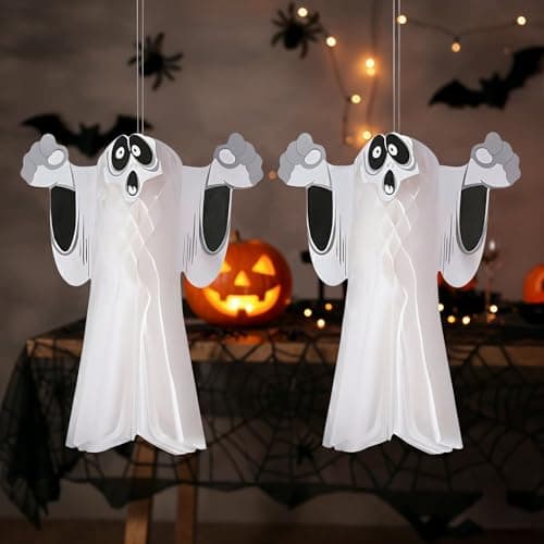 Party Props Paper Hanging Decoration - 2 Pcs | halloweens Decor | Halloween Decorations | Halloween Accessories Adults | halloweens Hanging |