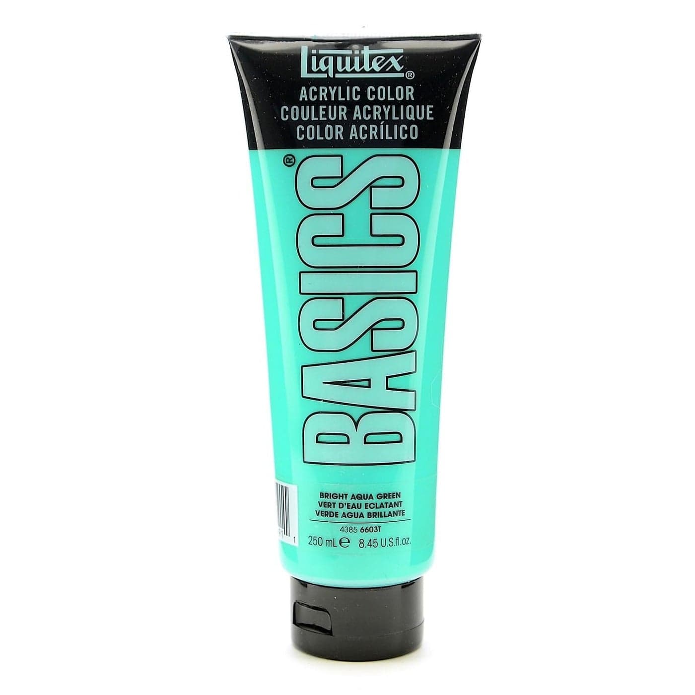 Liquitex BASICS Acrylic Paint 250ml 85oz Tube Bright Aqua Green
