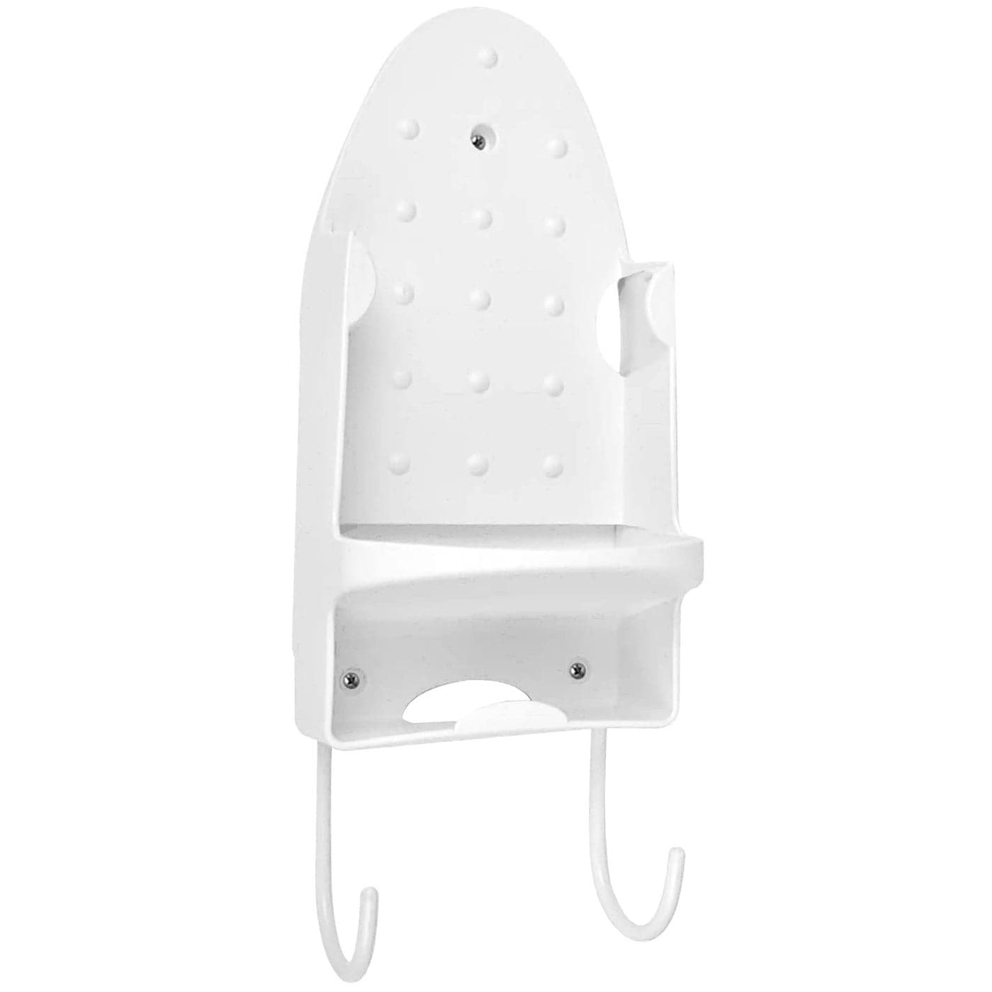 Ironing Board Hanger Wall Mount Iron Hanger Ironing Board Rack Electric Iron Holder Household Bathroom Shelf for Max 5 inch Width