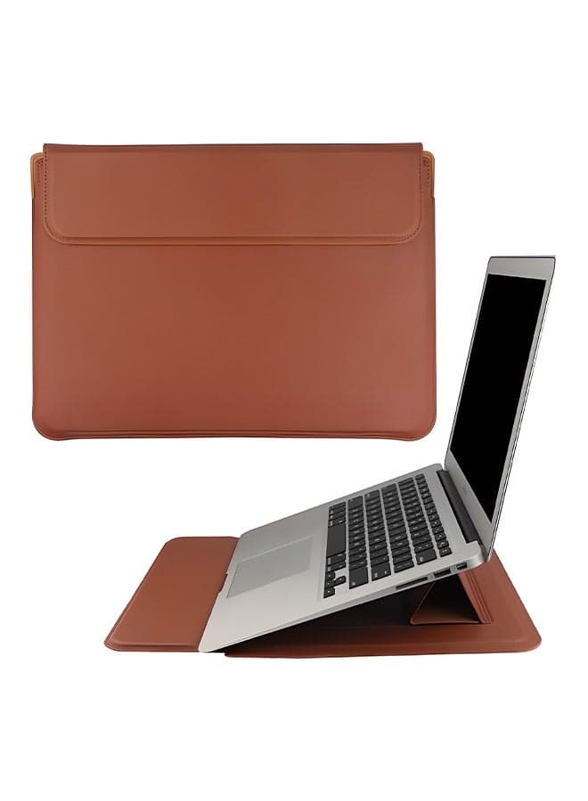 3-in-1 PU Leather Tablet Case,Shockproof Laptop Sleeve Protective,Built in Adjustable Stand Mouse Pad Lightweight Compatible with Microsoft, Laptop, Tablet, MacBook Air /13.3-Inch