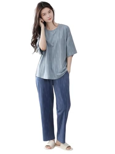 Celary Korean Style Women’s Night Suit|| Cute Printed Pajama Set ||Half Sleeve Top & Pants|| Soft Cotton Loungewear||Winter Night Suit