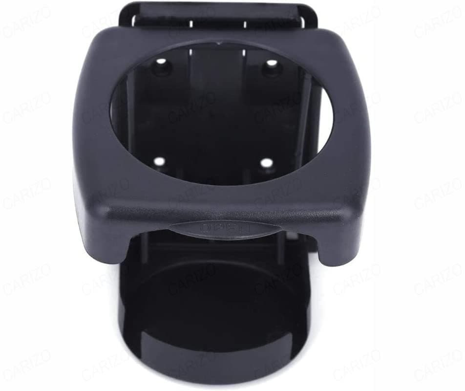 CARIZO Car Cup Holder, Foldable Drink Holder Universal Water Bottle Coffee Cup Black Stand Holder Compatible with Renault Duster 4X4