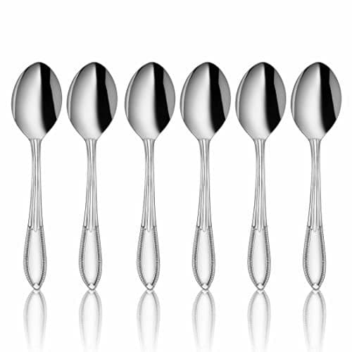 Shri & Sam Stainless Steel Spark Desert Spoon,6 Pieces