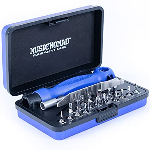 MusicNomad Premium 26 PC Guitar Tech Screwdriver Wrench Set MN229