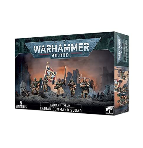 Games Workshop Warhammer 40k Astra Militarum Cadian Command Squad 2023
