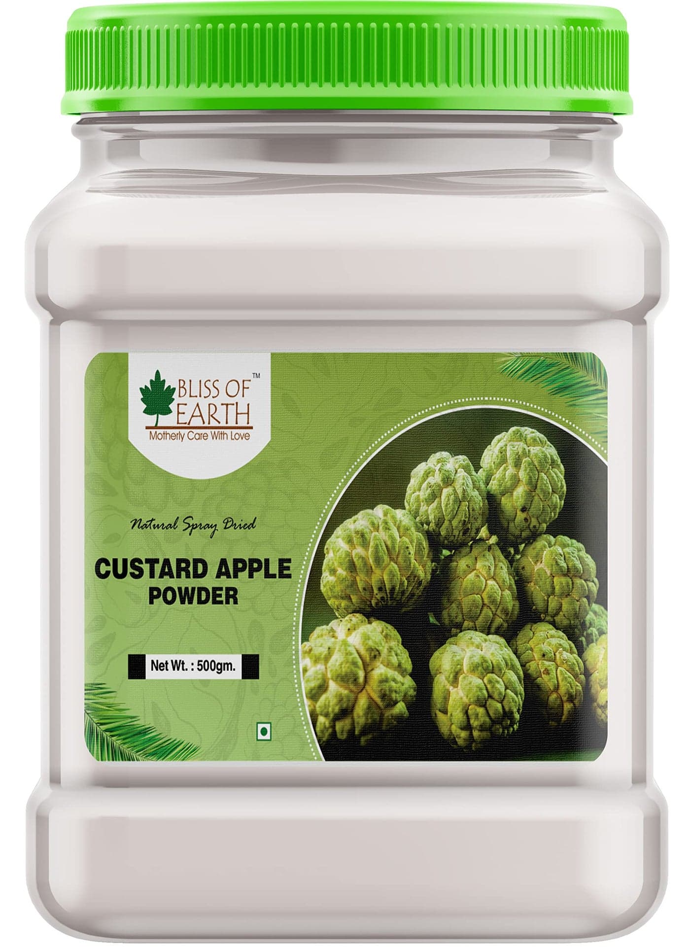 Bliss of Earth 500gm Custard Apple Powder natural Spray Dried good for Apple Pie | Custard Kheer | Smoothie | Cake I Ice cream
