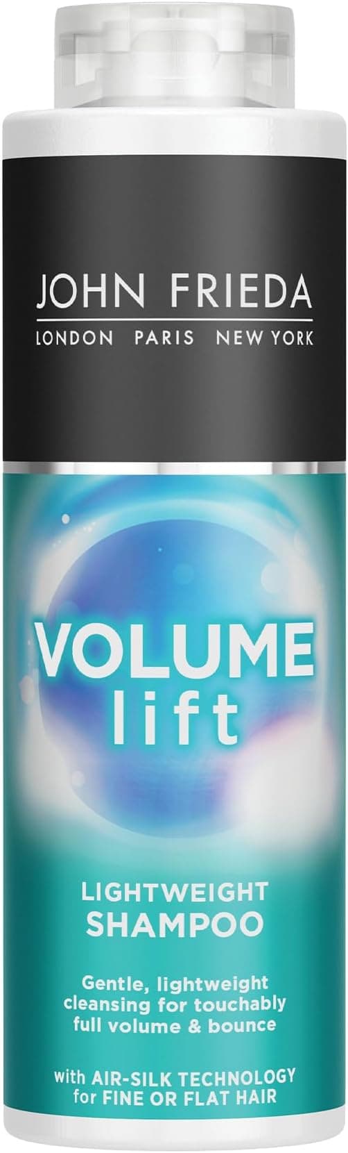 John Frieda Volume Lift Lightweight Shampoo 500 ml Shampoo for Flat Fine Hair Shampoo Value Pack
