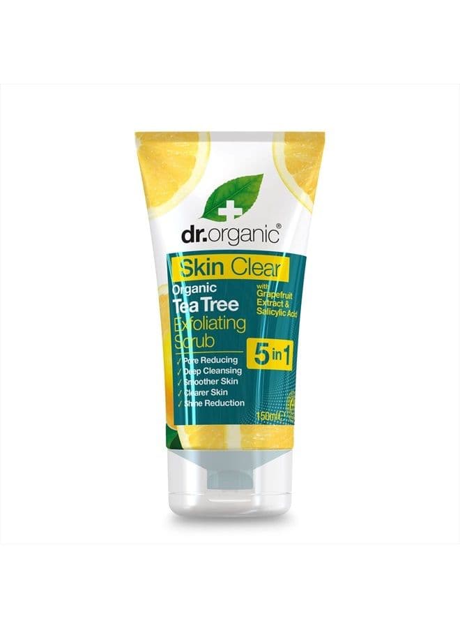 Dr Organic SkinClear Exfoliating Face Scrub 150ml