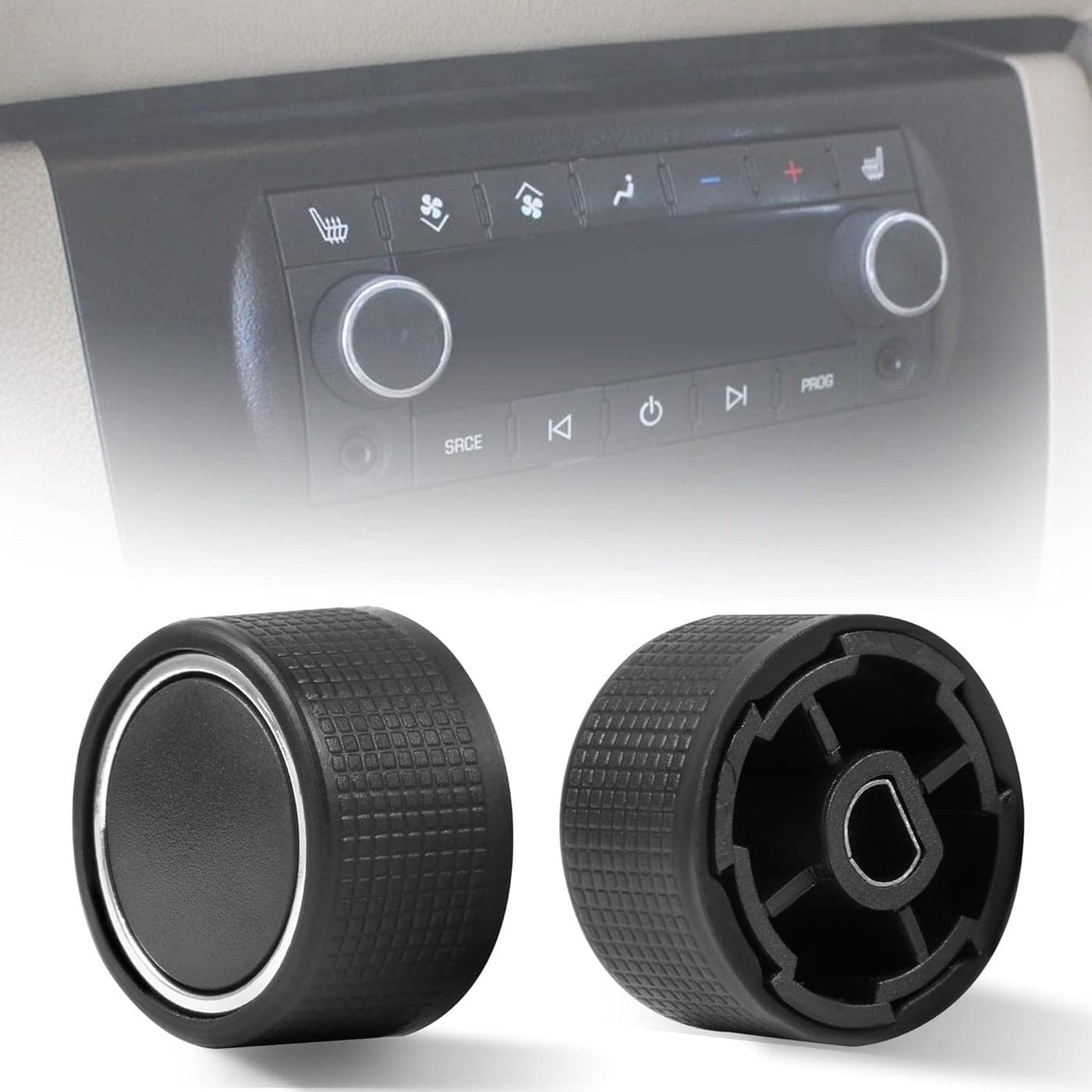 VOFONO 2 Rear Control Knobs for Buick Escalade Enclave Tahoe Chevrolet GMC