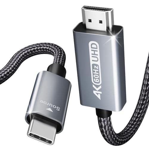 BENFEI USB C to HDMI 6 Feet Cable 4K60Hz Aluminum Shell Nylon Braided USB TypeC to HDMI Cable Thunderbolt 345 Compatible for MacBook ProAiriPad Pro 20232022202120202019 Gray