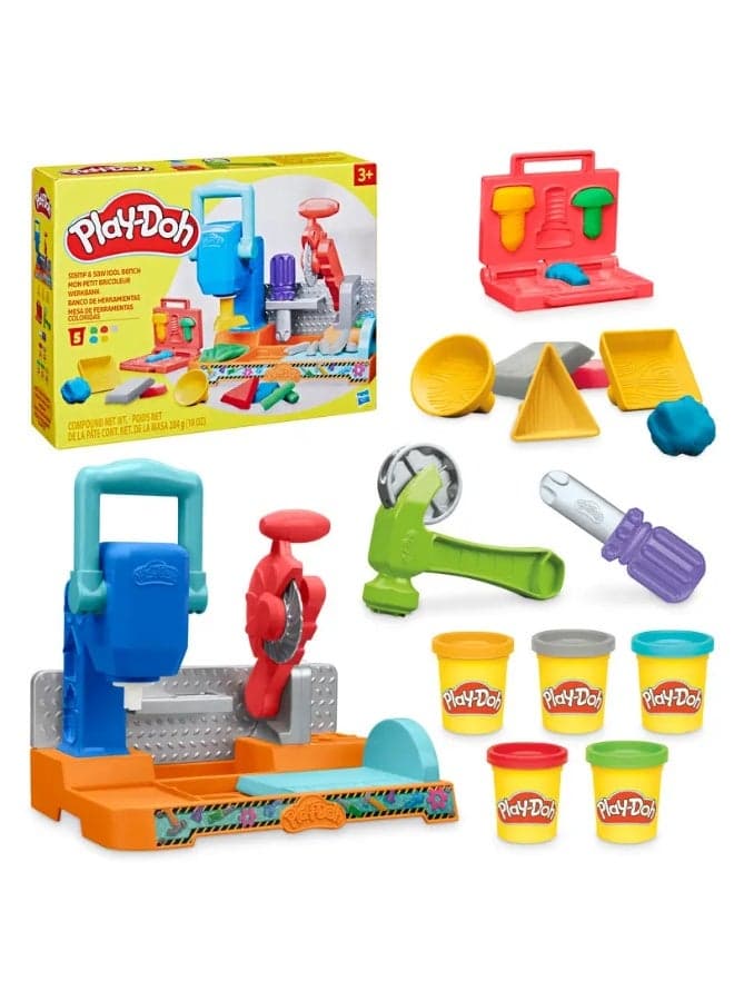 Play-Doh Stamp N Saw Tool Bench F9141