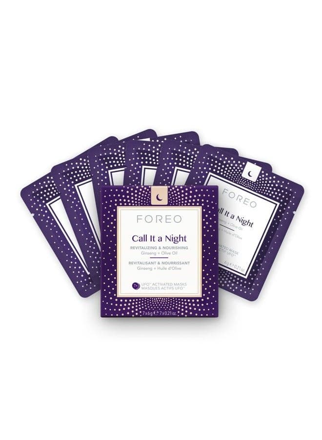 Foreo Call It A Night Revitalizing & Nourishing Ufo Activated Mask By Foreo for Unisex, 7count