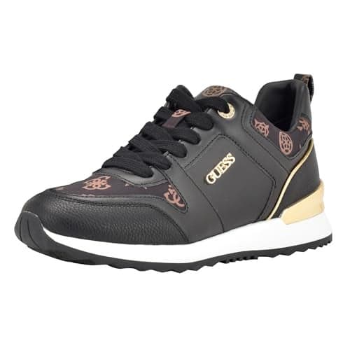 Guess Women's KADLIN Sneaker, Black 001, 6.5