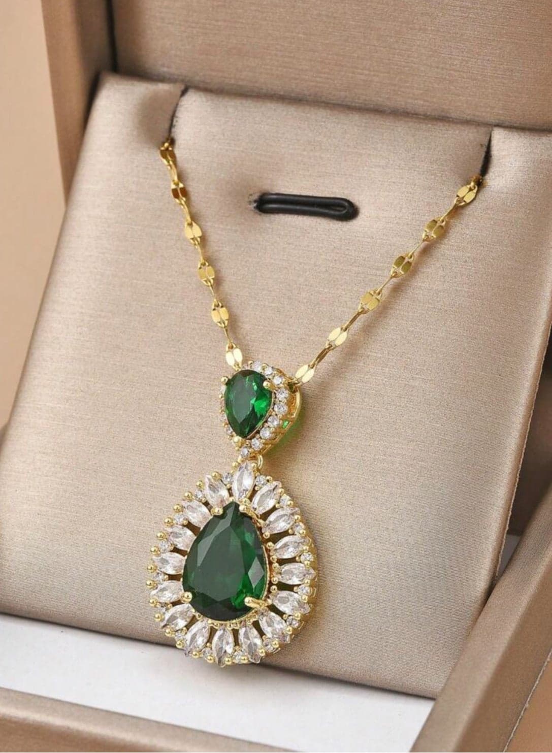 18k Gold Plated Stainless Steel Necklace For Women