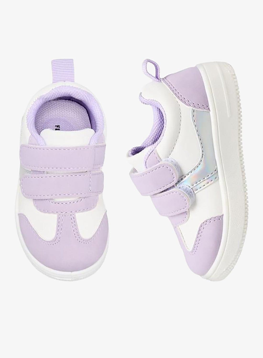 Girls Hook & Loop Ankle Sneakers