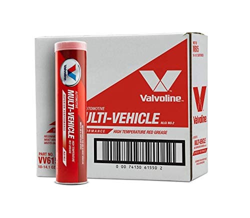 Valvoline MultiVehicle High Temperature Red Grease 141 OZ Cartridge Case of 10