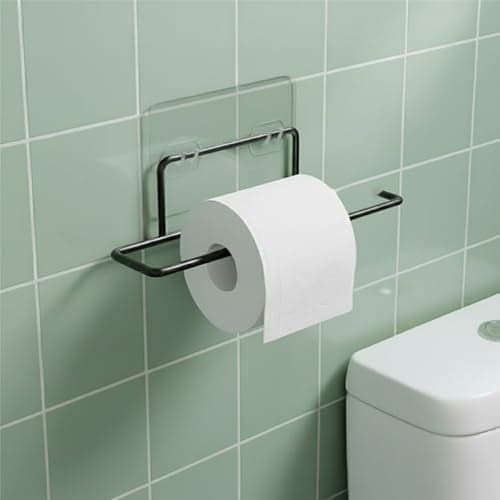 WonderStand Toilet Paper Holder, Bathroom Toilet Paper Roll Holder Wall Mounted, Toilet Tissue Hanger (Set of 1)