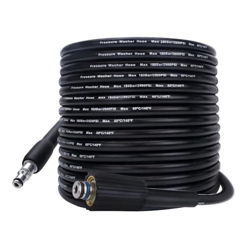 BEAR FORCE Replacement Pressure Washer Hose 32 ft 2600 Psi High Pressure Water Cleaning Hose Compatible with some of Black Decker some of AR Blue Clean