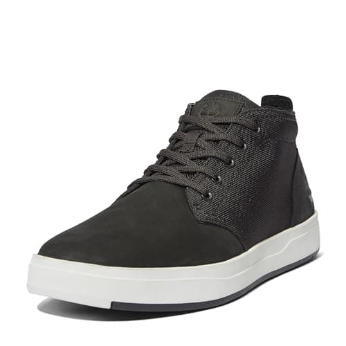 Timberland Men's Davis Square Chukka Shoes, Black, 8 Medium