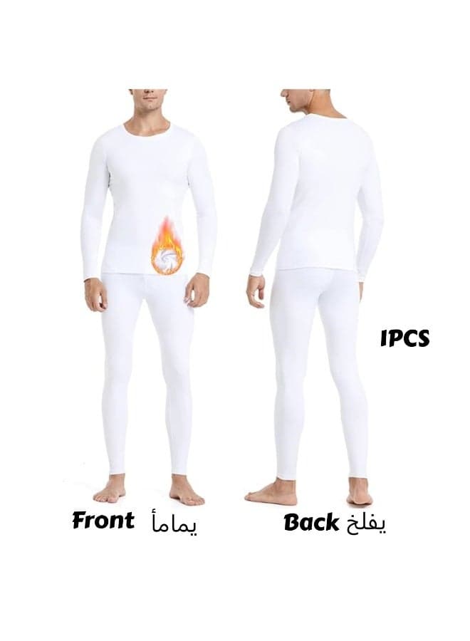 SKT Shiketro Thermal Underwear For Men,Thermal Long Johns Top & Bottom Set,Thermal Wear Clothes pants Thermal Base Layer Long Sleeve pajama,Skiing,Hiking,Outdoor Sports