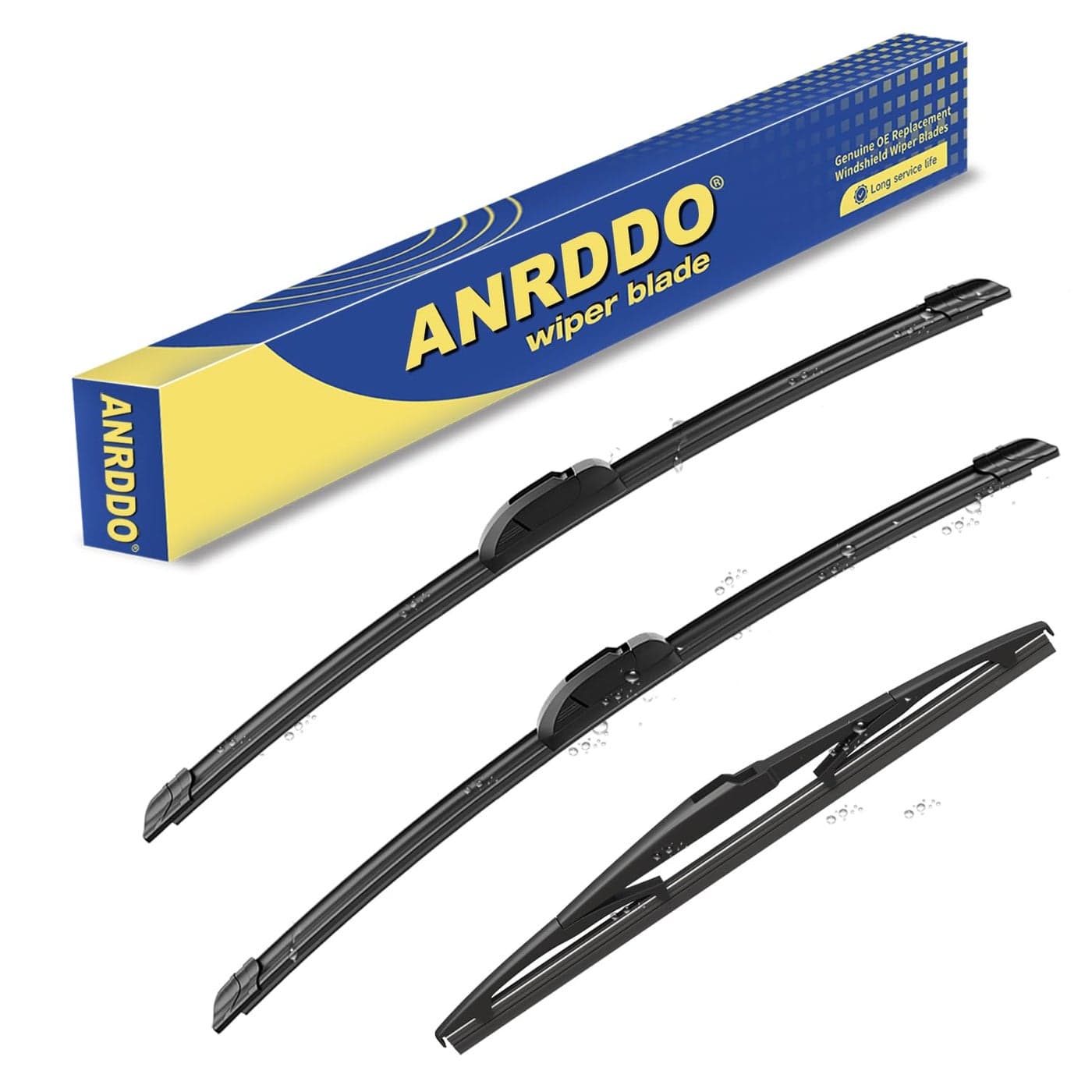 3 Wipers Factory Replacement For 2011 2012 2013 2014 2015 2016 2017 2018 2019 2020 Toyota Sienna Original Equipment Windshield Wiper Blades Set 282016 Set of 3