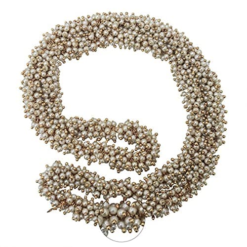 EmbroideryMaterial 3MM Dark Cream Loreal Charm Pearls Small Beads for Jewellery Making, Embroidery Work, Bracelet, Craft, Bag, DIY (1300 Pieces)