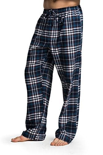 CYZ Men's 100% Cotton Super Soft Flannel Plaid Pajama Pants (XL, F17014)