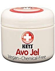 Keys Avo Jel All Natural Vegan ChemicalFree Alternative Naturals Petroleum Jelly Free Skin Protectant made from Pure Organic Jellied Avocado Oil No Wax No Synthetic Ingredients 2 ounces