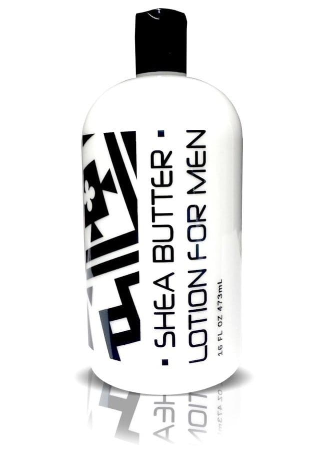 FOR MEN HAND and BODY LOTION, Masculine Scent Body Care with Shea Butter 16 Oz.