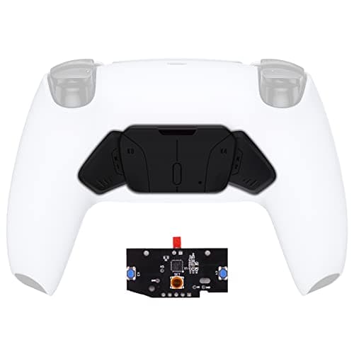 Turn RISE to RISE4 Kit – Redesigned Solid Black K1 K2 K3 K4 Back Buttons Housing & Remap PCB Board for PS5 Controller eXtremeRate RISE & RISE4 Remap kit - Controller & Other Accessories NOT Included