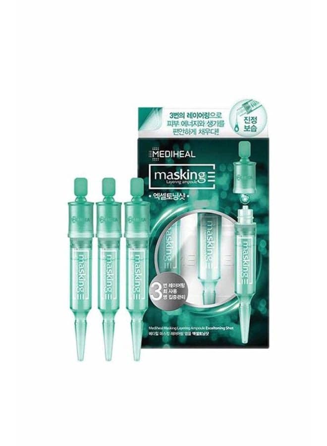Masking Layering Ampoule Exceltoning Shot, 3 Ampoules