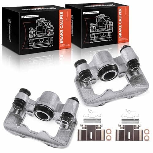 A-Premium Disc Brake Caliper Without Bracket Assembly Compatible with Select Toyota Models - RAV4 Base L 2004-2005, Sport 2005, 2.4L - Rear Driver and Passenger Side