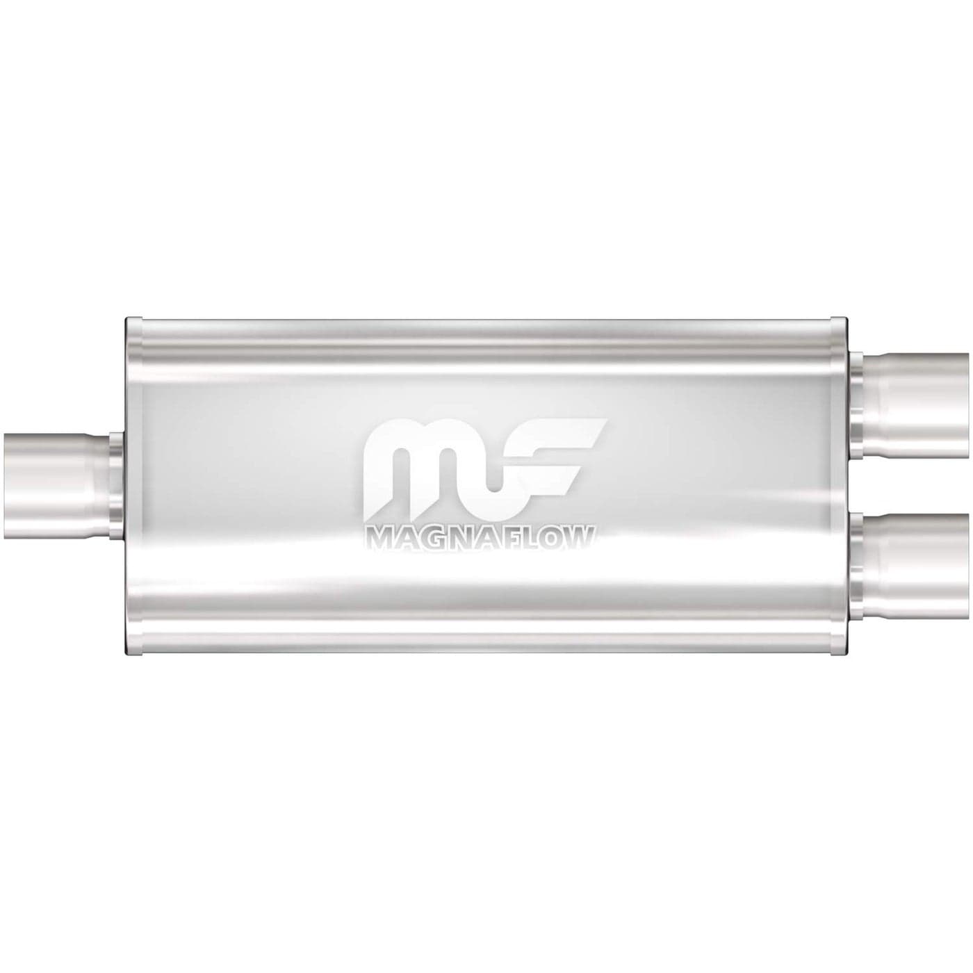 MagnaFlow Performance Exhaust Muffler 12258 25225 InletOutlet 5x8x18 Oval Stainless Steel Satin Finish