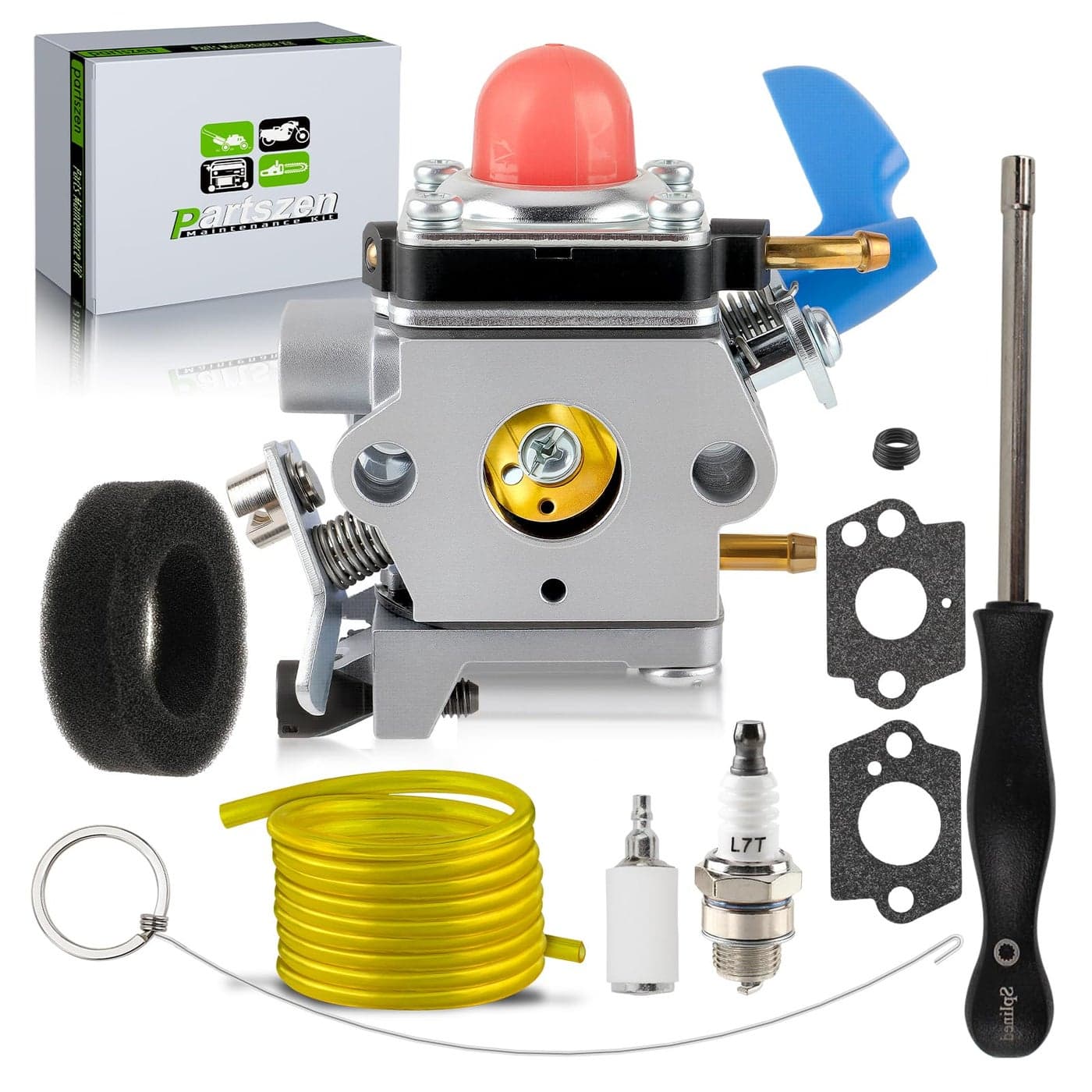 partszen Carburetor for Craftsman 9287340201 574672801 358796390 for Poulan PP2822 966513101 UST GG7500N JF Replace String Trimmer Carburetor
