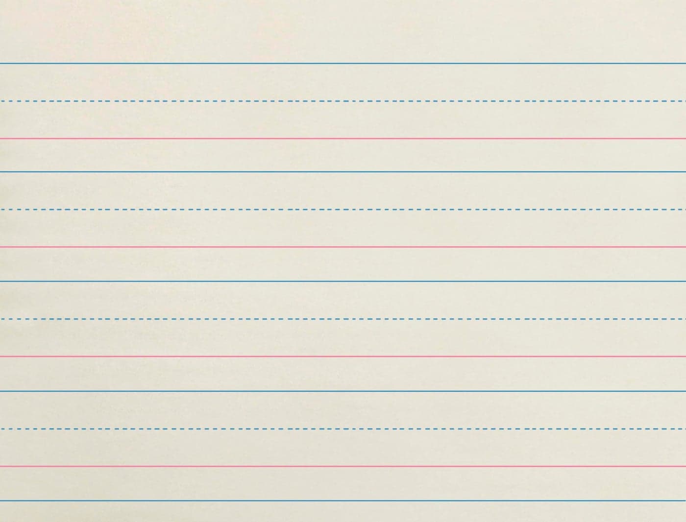 School Smart Zaner-Bloser Writing Paper, Handwriting Practice Lined Paper, Grade K Learning, 1-1/8 Inch Rule, 10-1/2 x 8 Inches, 500 Sheets