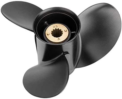 Qiclear 10 1/4X14 OEM Upgrade Aluminum Outboard Propeller fit Mercury Motos 30-70HP,Ref. Parts No.48-73136A45,13 Spline Tooth, Rh