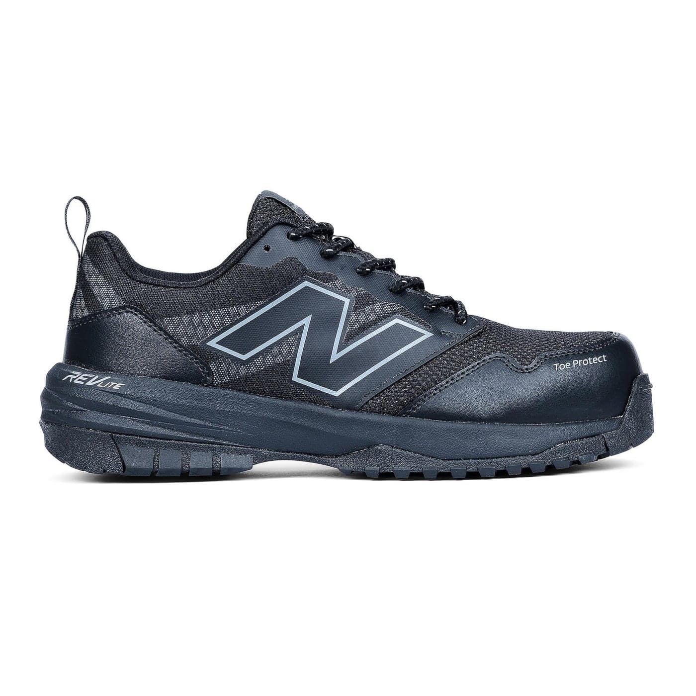 New Balance Mens Composite Toe Quikshift Industrial Shoe BlackBlackBlack 8