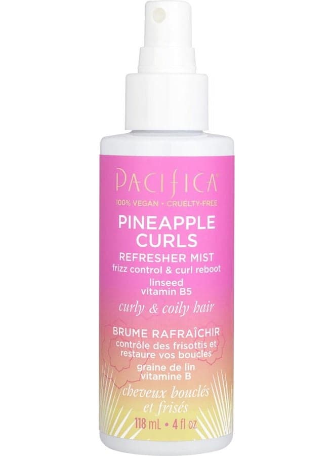 Pineapple Curls Refresher Mist by Pacifica for Women - 4 Oz Mist
