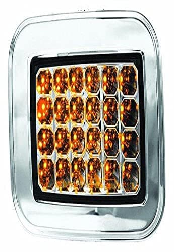 IPCW LEDC-348C 2003-2008 Hummer H2 Compatible Front LED Park Signals Crystal Clear - Pair