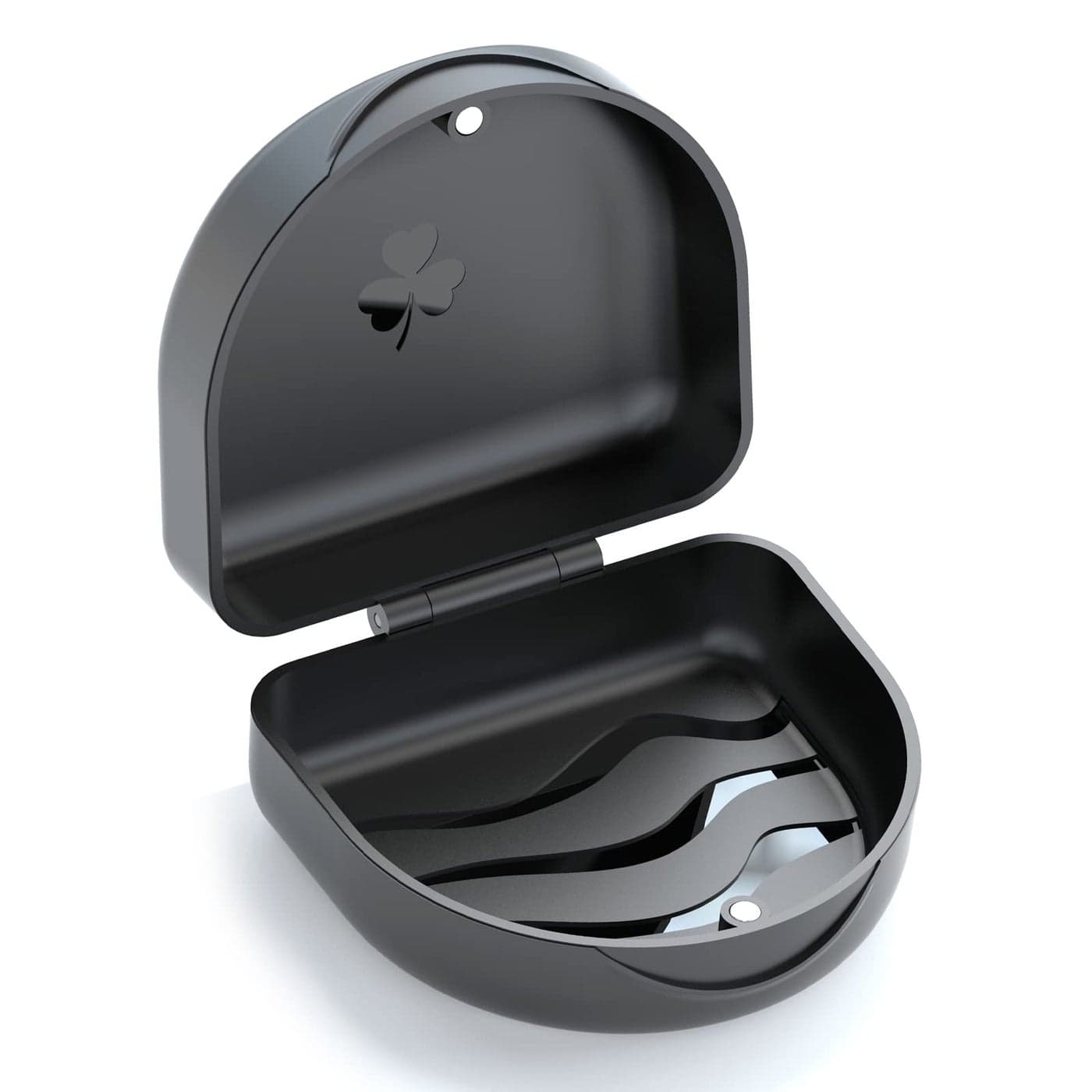 Orthodontic Mouthguard Case Dental Retainer CaseBlack