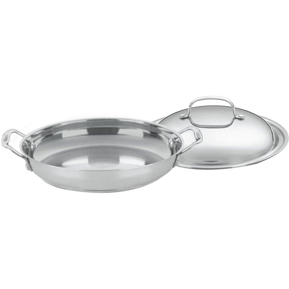 Cuisinart 72530D Chefs Classic Stainless 12Inch Everyday Pan with Dome Cover Silver