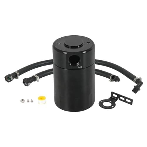 Oil Catch Can Air Oil Separator Compatible with GMC Sierra 1500 Chevy Silverado 1500 2019-2022, Compatible with GMC Yukon Chevy Tahoe Suburban 2021-2022 Oil Reservoir