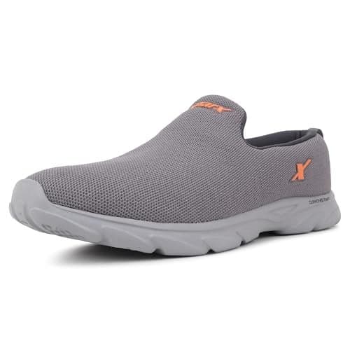 SPARX Mens SM 675 | Enhanced Durability & Soft Cushion | Grey Running Shoe - 8 UK (SM 675)