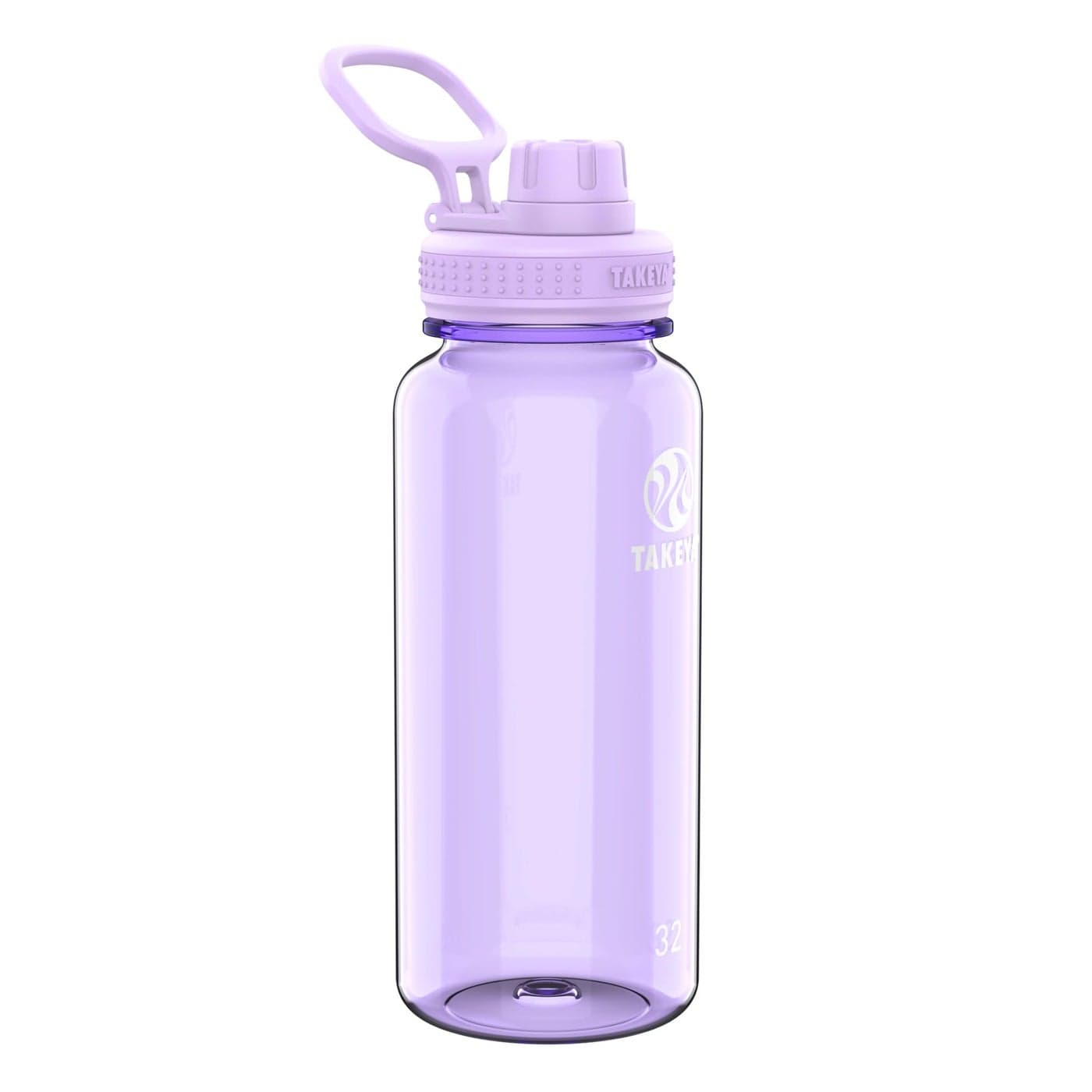 Takeya Tritan Sport Water Bottle with Spout Lid BPAFree DishwasherSafe Water Bottle Reusable Bottle with Lid Handle Simple LeakProof Water Bottle 32 oz Vivacity Purple